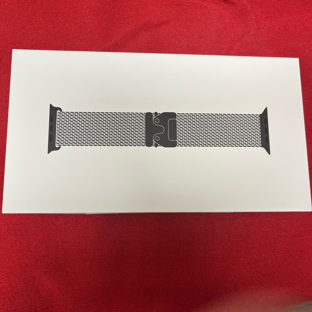 NWT Titanium Milanese Loop for Apple Watch Band